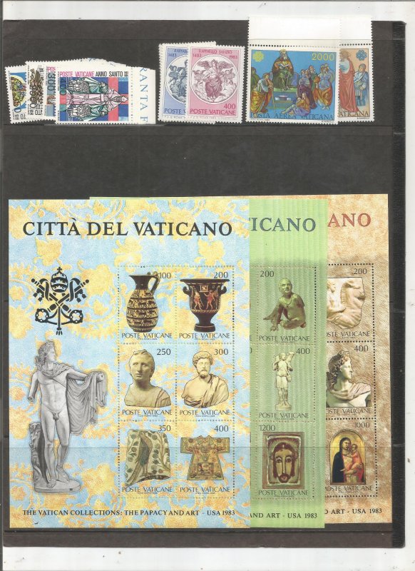 VATICAN, 1983 YEARSET, COMPLETE, MNH,OG