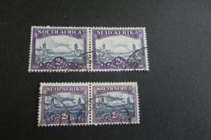 South Africa 1950 Sc 55,56 FU