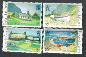Tristan da Cunha #234 - 237 set of MNH singles