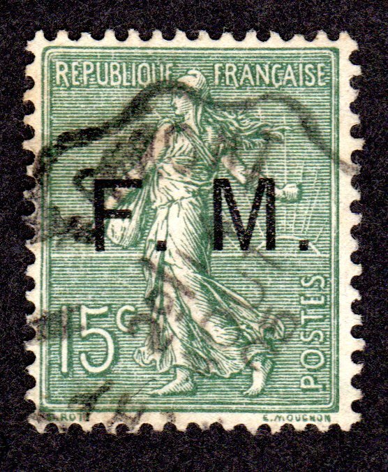 France, Scott # M3, used 2013 CAT = $ 6.00 Lot 220329 -02