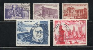 Monaco - Sc# C16 - C20 Used       /         Lot 0124122