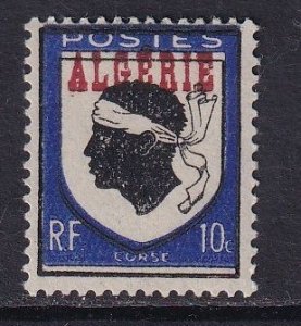 Algeria  #208  MH  1947  overprint 10c