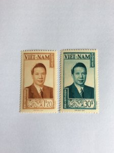 Vietnam 1951 Emperor SG67 and SG73 MNH