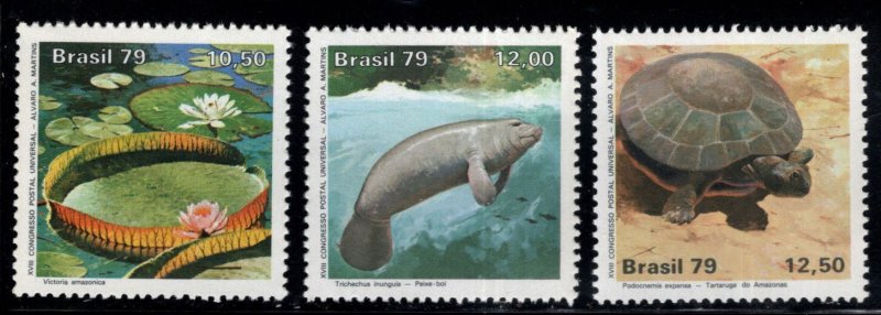 Brazil Scott 1613-1615 MNH** 1979 Amazon National Park set