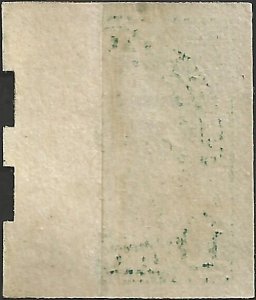 # 575 Used Paste Up Single Green Ben Franklin