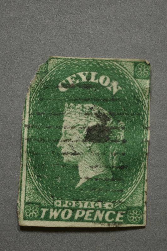 Ceylon #4 Watermark 6 1857