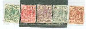 Solomon Islands (British Solomon Islands) #43-6/50 Unused Single