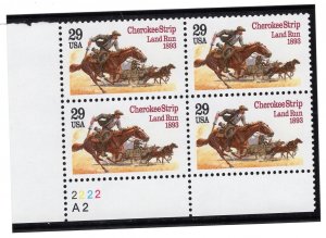 2754 Cherokee Strip Land Run, MNH LL-PB/4 (#A22222)