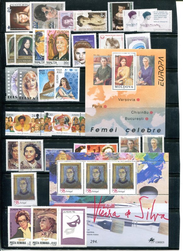 Europa CEPT  1996  almost  complete VF NH  - Lakeshore Philatelics