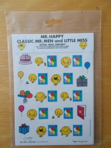 2008 Mr Happy Classic Mr Men and Little Miss Kids Smiler Pack LS52 Complete UM
