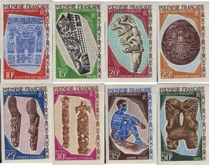 673623 MNH POLINESIA FRANCESA 1967 ARTESANIA DE LAS ISLAS MARQUESAS