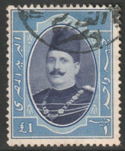 Egypt Scott 103 - SG122, 1923 King Faud £1 used