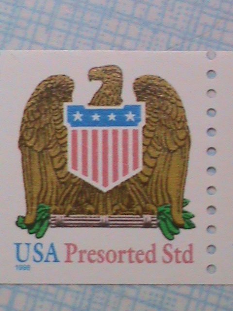​UNITED STATES STAMP 1998 SC#3270 AMERICAN EAGLE PRESORTED STAMP STRIP MNH VF