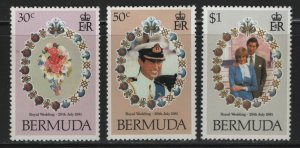 BERMUDA  412-414  MNH SET