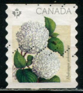 2898 Canada (85c) Hydrangea SA coil, used