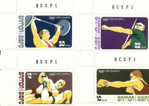Samoa 438-41 MNH