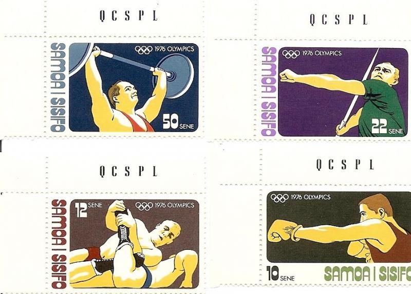 Samoa 438-41 MNH