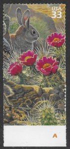 US #3293g MNH Sonoran Desert. Desert Cottontail.   Nice.