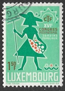 Luxembourg # 455  Home Gardening     (1)  VF Used