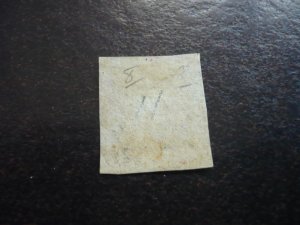 Stamps - Barbados - Scott# 8 - Used Part Set of 1 Stamp