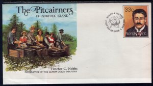 Norfolk Island Fletcher Nobbs Postal Stationary U/A FDC