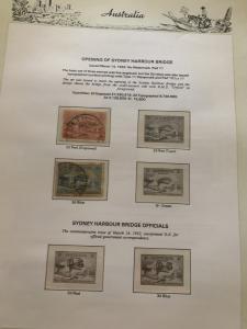 Australia Collection from 1927 to 1978 Used Cat. Value $575