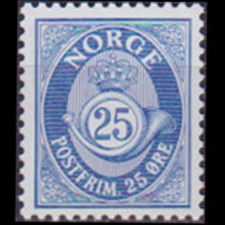 NORWAY 1974 - Scott# 606 Numeral Dull Gum 25o NH