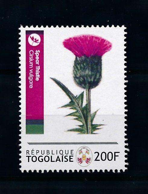 [78844] Togo  Flora Flowers Blumen Thistle  MNH