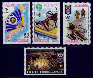 1971 Dubai 393-396 13th World Scout in Japan 6,00 €