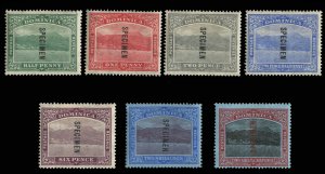 Dominica SG62/70s Cat£160, 1921-22 1/2p-2sh6p, complete except for 1 1/2p, o...