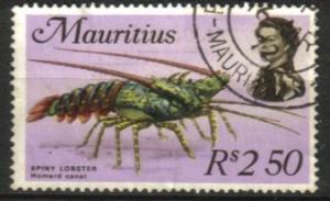 Mauritius - 1969-73 Rs2.50 Lobster Used SG 397