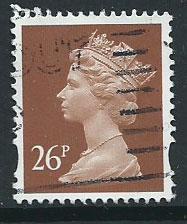 GB Machin 26p QE II  SG Y1691 Fine Used