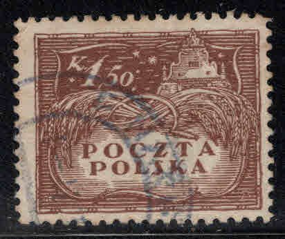 Poland Scott 129 Used stamp