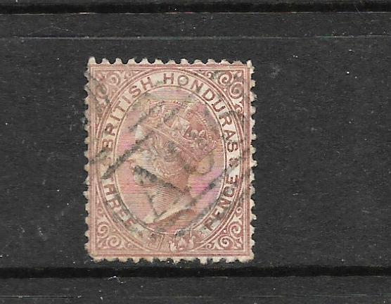 BRITISH HONDURAS 1872-79  3d    QV  FU    SG 7