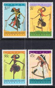 Cocos Keeling Islands 293-296 Puppets MNH VF