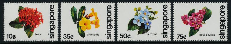 Singapore 363-6 MNH Flowers