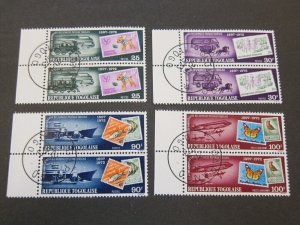 Togo 1973 Sc 853-55,C205 CTO pair set FU