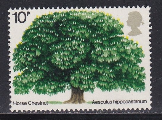 Great Britain# 715, Horse Chesnut Tree, Mint NH, 1/2 Cat.