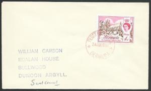 BERMUDA 1969 cover - PEROT POST OFFICE cds in red..........................51896