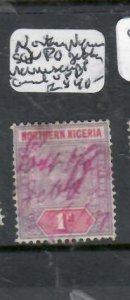 NORTHERN NIGERIA  QV 1D    SG 2  O JEBBA MANUSCRIPT CANCEL     VFU       P1202H