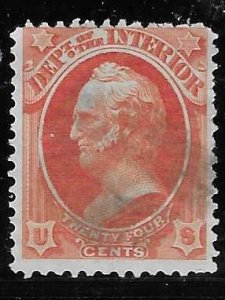 US#O 16  $.24  Department of the Interior (U) CV $20.00