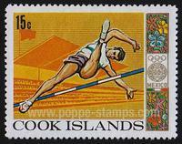Cook Islands SG#279 Mint - 1968  15c.  - Olympic Games