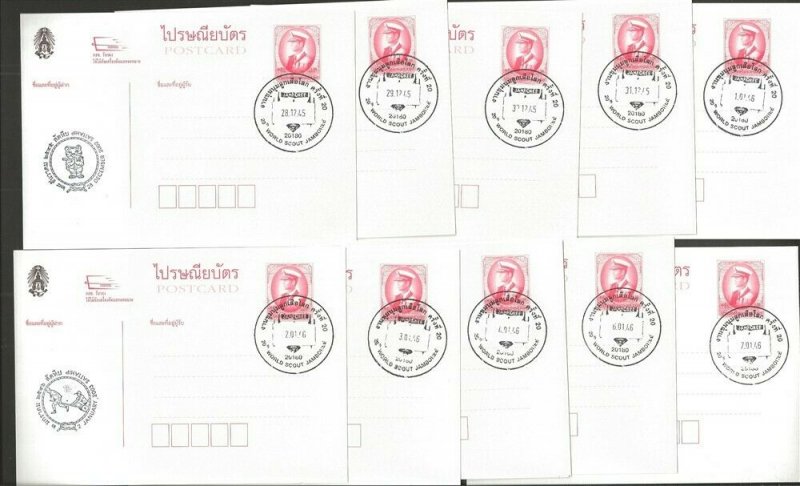 2002 Thailand 20th World Boy Scout Jamboree cancellation set 11 days