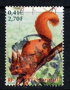 France #2809 used, Squirrel