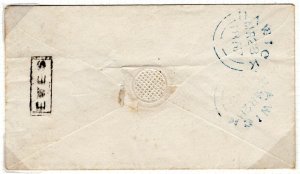 GB SCOTLAND Cover Rare *EWES* Scots Local Handstamp Dumfries 1d Red 1857 EP455 