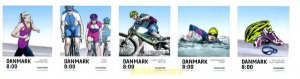 699473 MNH DINAMARCA 2016 TRIATHLON