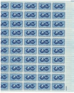 #1070 – 1955 3¢ Atoms for Peace – MNH OG Sheet