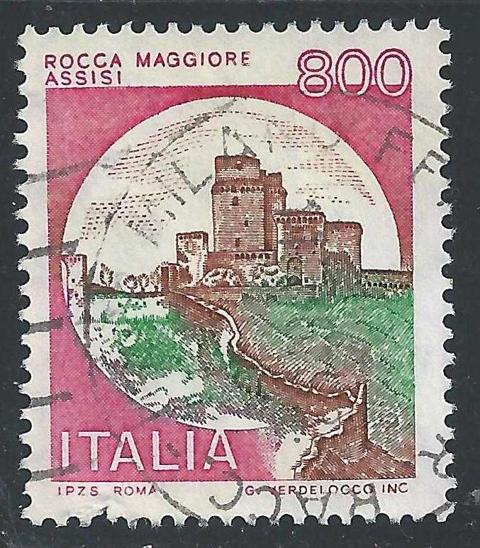 Italy #1429 800L Rocca Maggiore Assisi