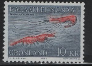 GREENLAND, 136, MNH, 1981-86 PANDALUS BOREALIS