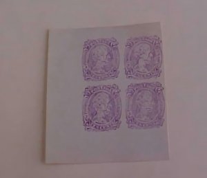 CONFEDERATE #9 ESSAY IN VIOLET  MINT NO GUM PRIVATE REPRINT